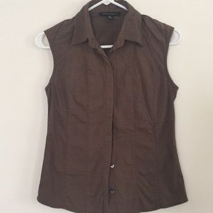 Kenneth Cole sleeveless button up
